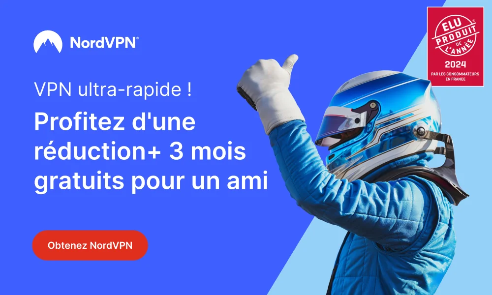 NordVPN — protection anti-menace + VPN rapide