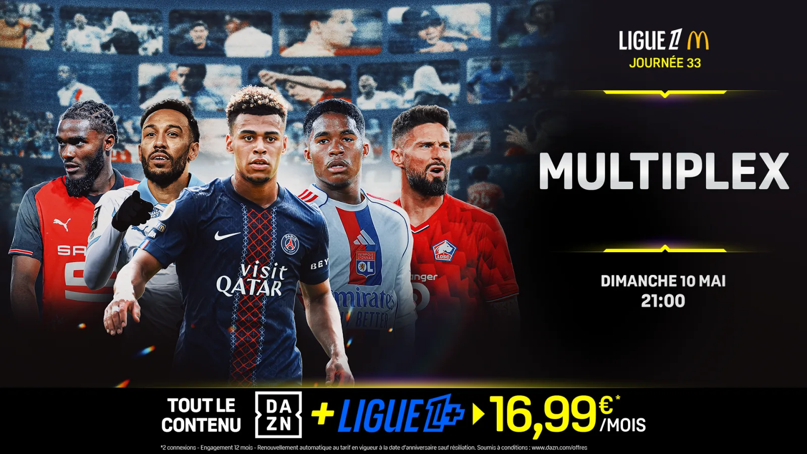 Multiplex Ligue 1 — l'avant-dernière journée sur Ligue 1+ et DAZN