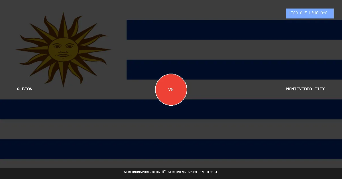 Albion vs Montevideo City — Liga AUF Uruguaya