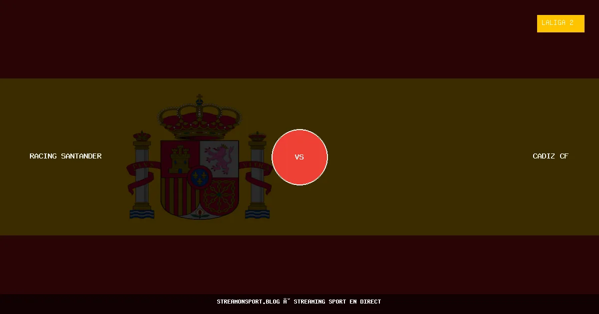 Racing Santander vs Cadiz CF — Laliga 2.