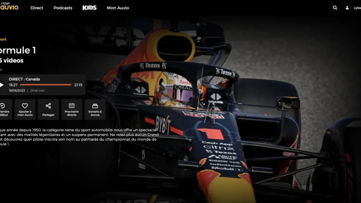 Comment regarder la Formule 1 Canada aujourd'hui en direct grâce à RTBF.be et NordVPN ?