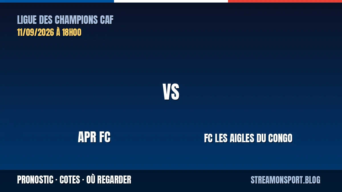 APR FC - FC Les Aigles Du Congo — Ligue des Champions CAF, pronostic et cotes