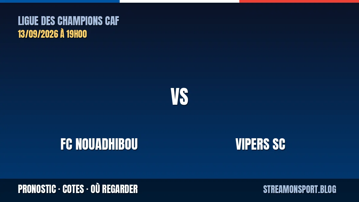 FC Nouadhibou - Vipers SC — Ligue des Champions CAF, pronostic et cotes