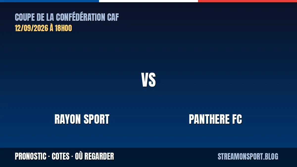 Rayon Sport - Panthere FC — Coupe de la Confédération CAF, pronostic et cotes