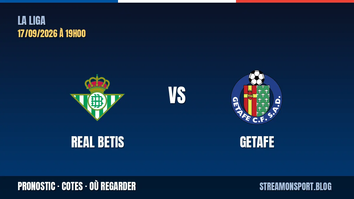 Real Betis - Getafe — La Liga, pronostic et cotes