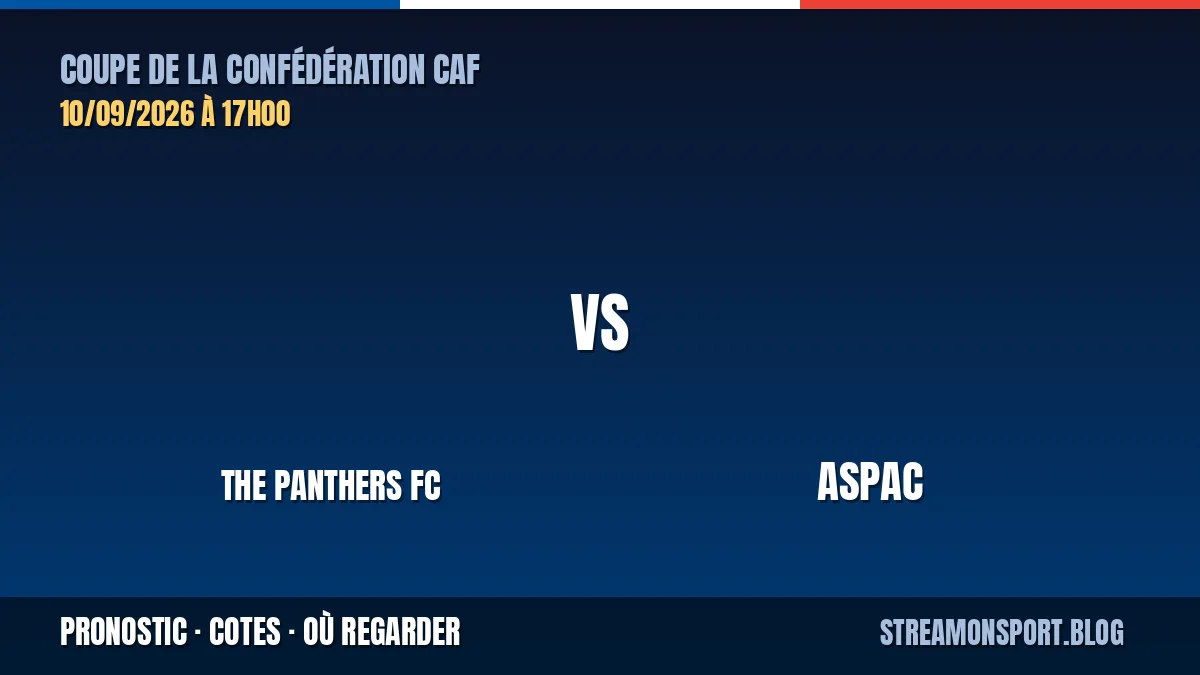 The Panthers FC - ASPAC — Coupe de la Confédération CAF, pronostic et cotes