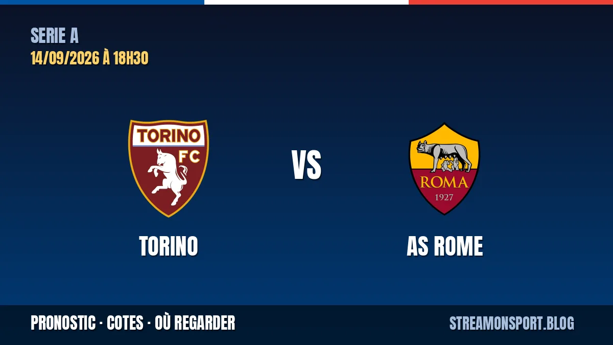 Torino - AS Rome — Serie A, pronostic et cotes