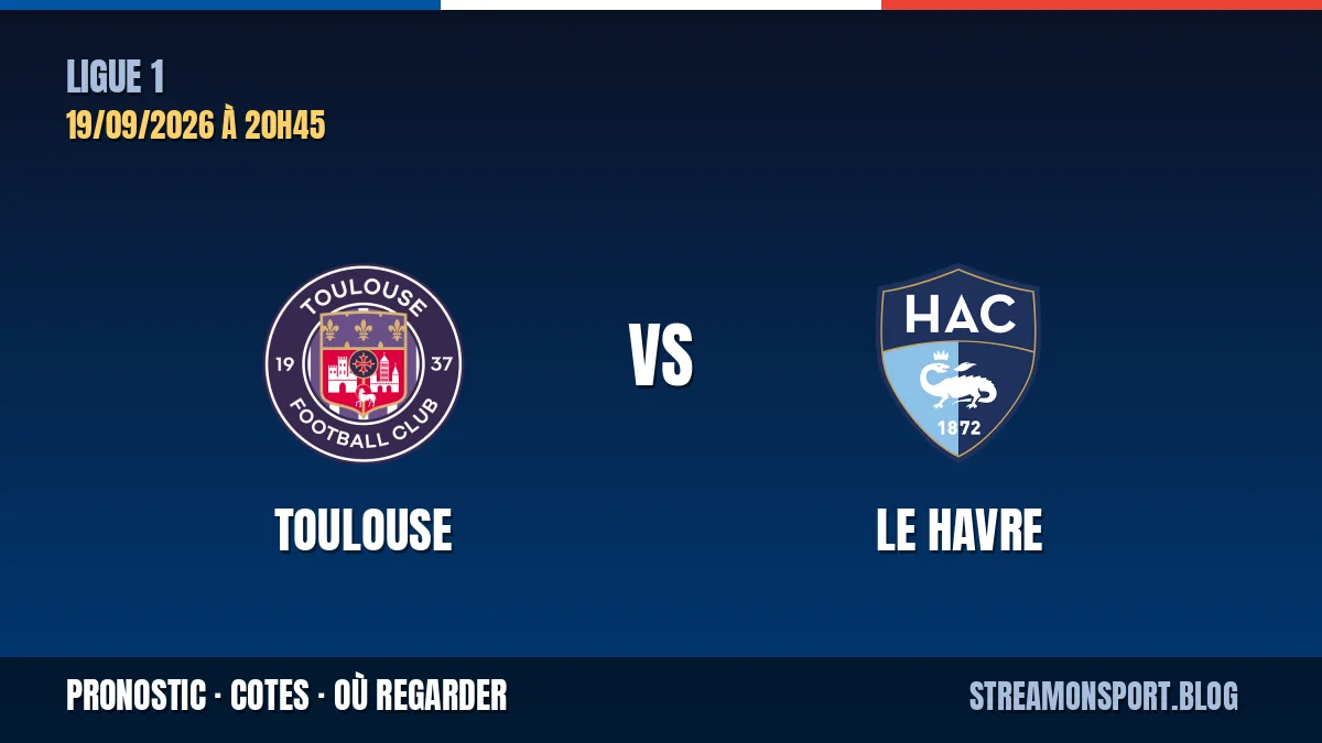 Toulouse - Le Havre — Ligue 1, pronostic et cotes